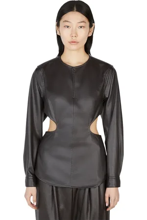 Issey Miyake Damen, Oberteile, Braun, MGröße: