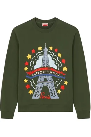 Kenzo Herren, Sweatshirts & Hoodies, Grün, LGröße: