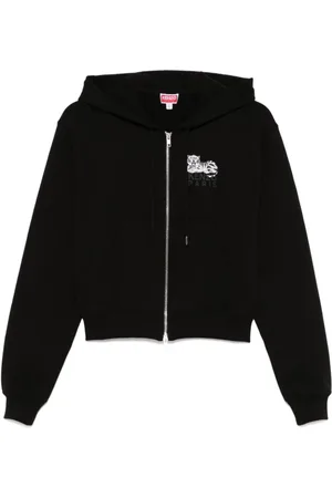 Kenzo Damen, Sweatshirts & Hoodies, Schwarzk, MGröße: