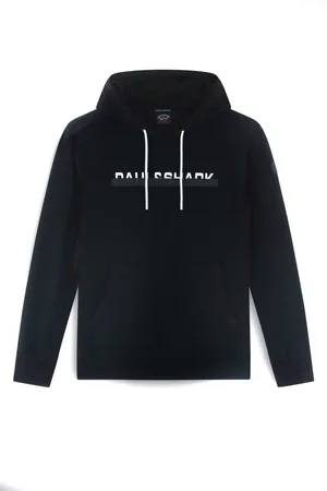 Paul & Shark Herren, Sweatshirts & Hoodies, Schwarzk, 2XLGröße:
