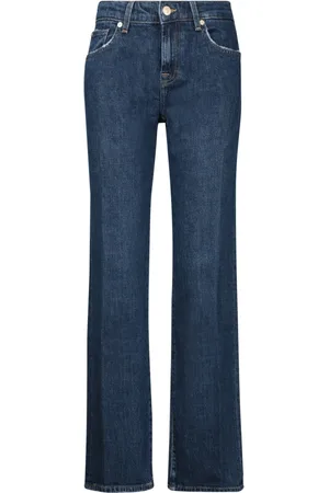 7 for all Mankind Damen, Jeans, Blau, W30Größe: