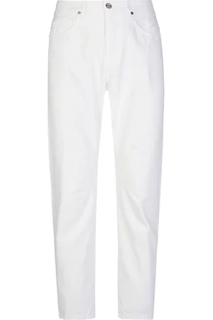 ELEVENTY Herren, Jeans, Weiß, W30Größe: