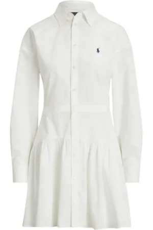 Ralph Lauren Damen, Kleider, Weiß, MGröße: