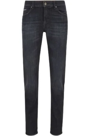 HUGO BOSS Herren, Jeans, Schwarzk, W34Größe: