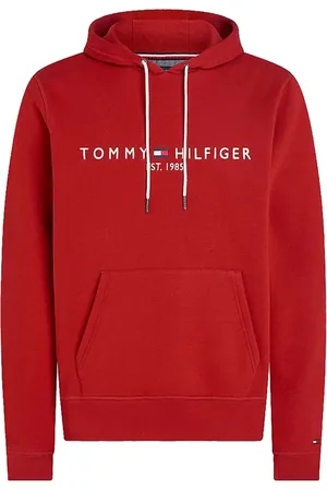 Tommy Hilfiger Herren, Sweatshirts & Hoodies, Rot, SGröße: