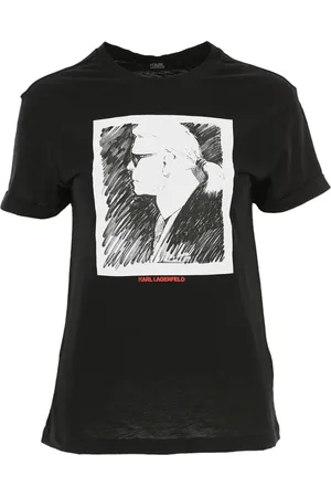 Karl Lagerfeld Damen, Oberteile, Schwarzk, SGröße: