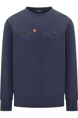 Kiton Herren, Sweatshirts & Hoodies, Blau, SGröße: