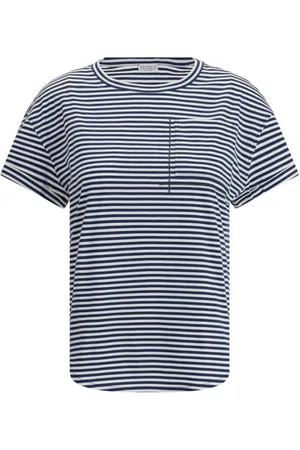Brunello Cucinelli Damen, Oberteile, Blau, 2XLGröße: