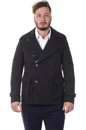 HUGO BOSS Herren, Mäntel, Schwarzk, MGröße:
