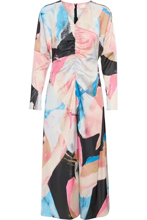 INWEAR Damen, Kleider, Mehrfarbig, SGröße: