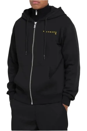 John Richmond Herren, Sweatshirts & Hoodies, Schwarzk, SGröße: