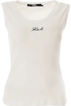 Karl Lagerfeld Damen, Oberteile, Weiß, XLGröße: