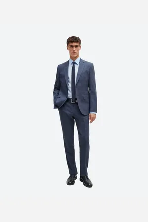 HUGO BOSS Herren, Anzüge, Blau, LGröße: