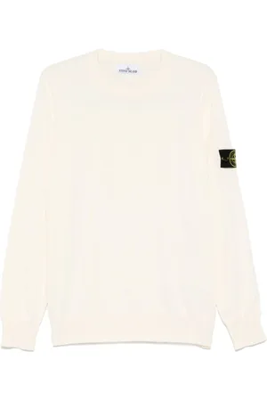 Stone Island Herren, Sweatshirts & Hoodies, Weiß, LGröße: