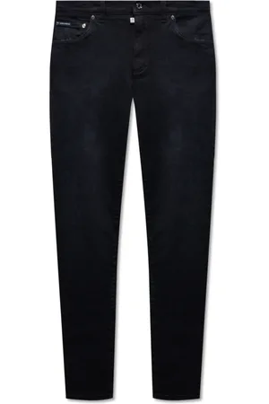 Dolce & Gabbana Herren, Jeans, Schwarzk, LGröße: