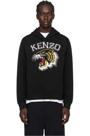 Kenzo Herren, Sweatshirts & Hoodies, Schwarzk, XLGröße:
