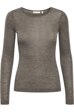 INWEAR Damen, Oberteile, Braun, LGröße: