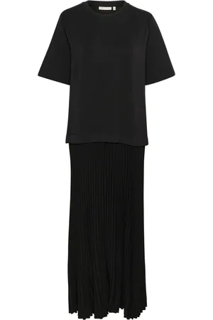INWEAR Damen, Kleider, Schwarzk, MGröße: