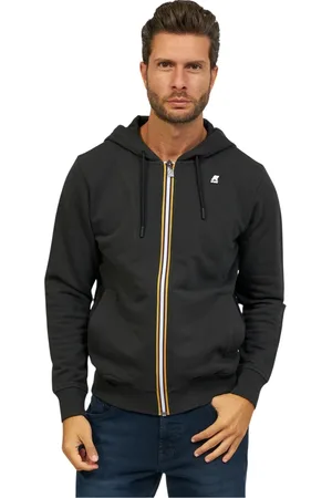 K-Way Herren, Sweatshirts & Hoodies, Schwarzk, 2XLGröße: