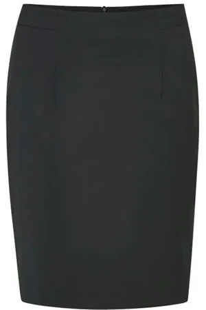 INWEAR Damen, Röcke, Schwarzk, SGröße: