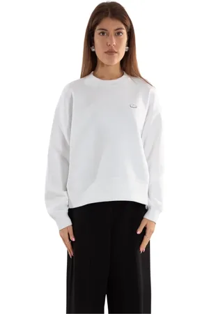Lacoste Damen, Sweatshirts & Hoodies, Weiß, SGröße: