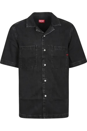 Diesel Herren, Shirts, Schwarzk, LGröße: