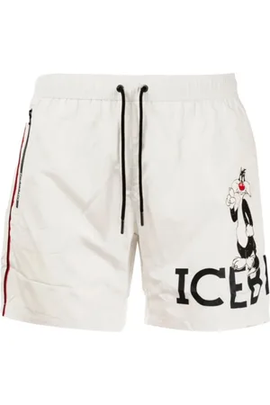 Iceberg Herren, Bademode, Weiß, MGröße: