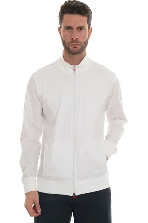Kiton Herren, Sweatshirts & Hoodies, Weiß, 2XLGröße: