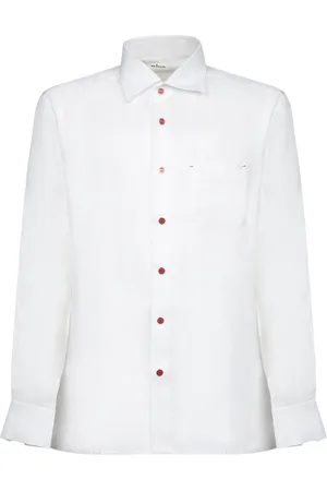 Kiton Herren, Shirts, Weiß, 3XLGröße: