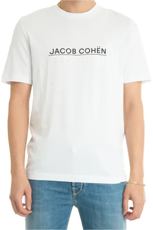 Jacob Cohen Herren, Oberteile, Weiß, MGröße: