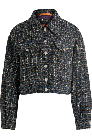 HUGO BOSS Damen, Jacken, Schwarzk, XLGröße: