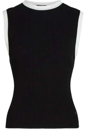 Karl Lagerfeld Damen, Oberteile, Schwarzk, MGröße: