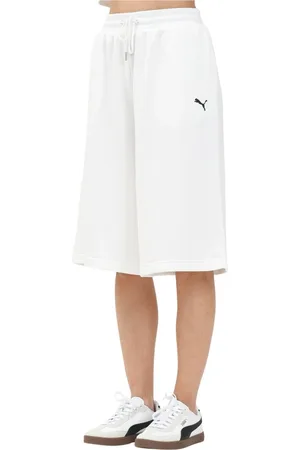 PUMA Damen, Shorts, Weiß, LGröße: