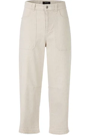Marc Cain Damen, Jeans, Weiß, SGröße: