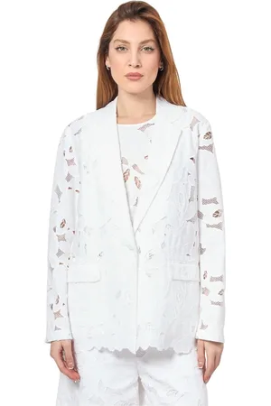 HUGO BOSS Damen, Jacken, Weiß, SGröße: