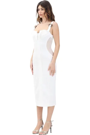 VERSACE Damen, Kleider, Weiß, SGröße: