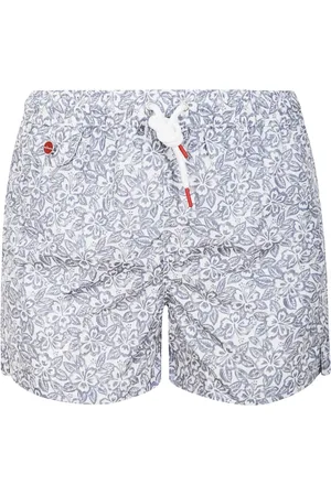 Kiton Herren, Bademode, Grau, SGröße: