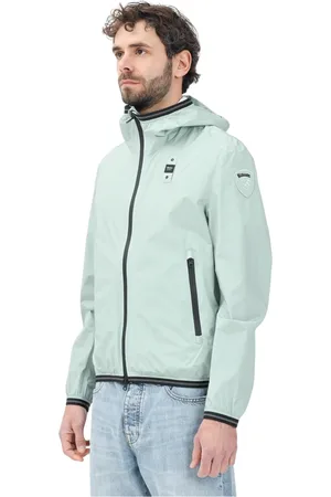 Blauer Herren, Jacken, Grün, SGröße: