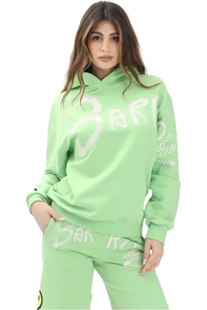 BARROW Damen, Sweatshirts & Hoodies, Grün, 2XSGröße: