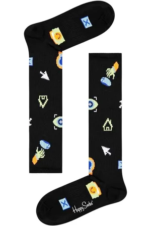 Happy Socks Damen, Unterwäsche, Schwarzk, SGröße: