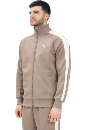 PUMA Herren, Sweatshirts & Hoodies, Braun, SGröße:
