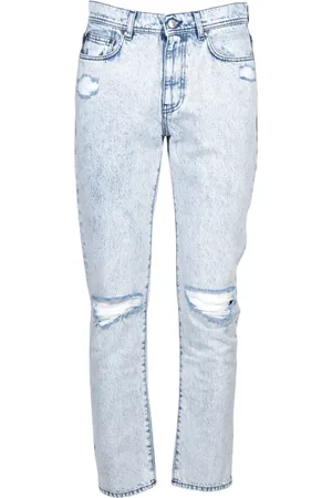 Msgm Herren, Jeans, Blau, LGröße: