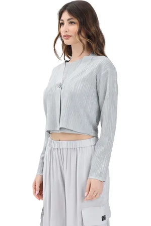 Armani Exchange Damen, Strickwaren, Grau, LGröße: