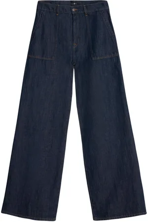 7 for all Mankind Damen, Jeans, Blau, W29Größe:
