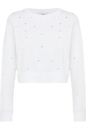 ALPHA STUDIO Damen, Sweatshirts & Hoodies, Weiß, SGröße: