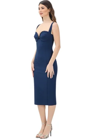 Elisabetta Franchi Damen, Kleider, Blau, XSGröße: