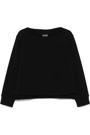 Emporio Armani Damen, Oberteile, Schwarzk, XLGröße: