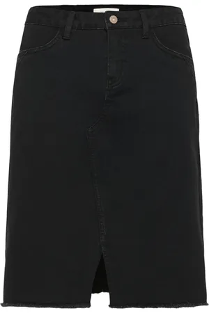 Cream Damen, Röcke, Schwarzk, MGröße: