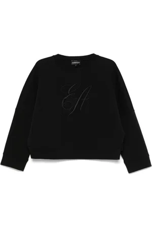 Emporio Armani Damen, Sweatshirts & Hoodies, Schwarzk, XLGröße: