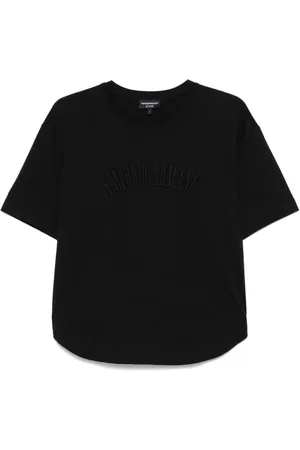 Emporio Armani Damen, Oberteile, Schwarzk, MGröße: